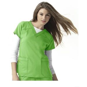 WonderWink lime green women’s v-neck scrub top (s)